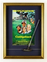 Autographed Chevy Chase Caddyshack Framed Display
