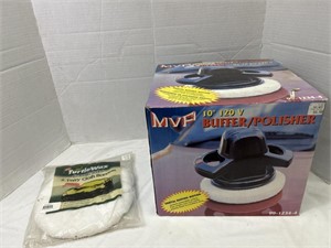 10inch 120volt buffer/polisher with 1 terry cloth