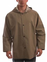 Sz L  TINGLEY Flame Resistant Rain Jacket  Green