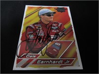 2003 WHEELS DALE EARNHARDT JR AUTOGRAPH COA