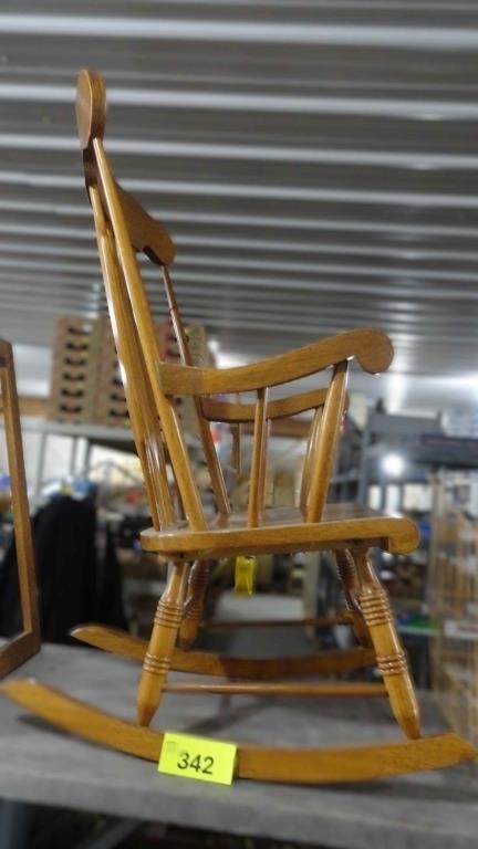 Vintage Wood Rocking Chair