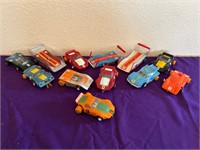 12 Homemade Hand Crafted Vintage Slot Cars