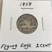 1858 Flying Eagle Cent