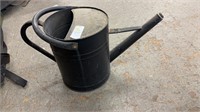 1 Gal. Black Metal Plant Watering Can with