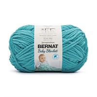 Bernat BABY BLANKET BB Baby Teal Yarn - 1 Pack of