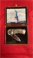 Statue Of Liberty Knife In Case