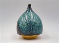 Joel Edwards drip glaze vase