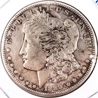 Coin 1889-S  Morgan Silver Dollar Extra Fine