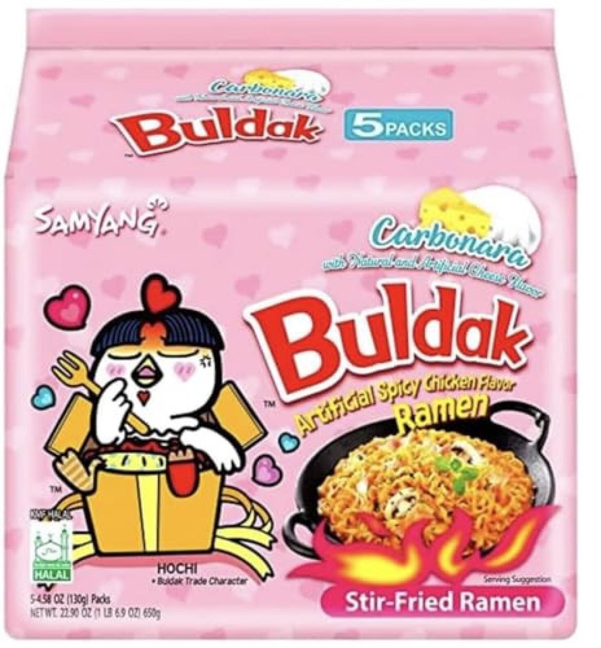 Samyang Carbo Buldak Nuclear Fire Fried Super Hot