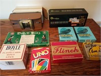 Vintage Card Games, Card Shuffler, Holders