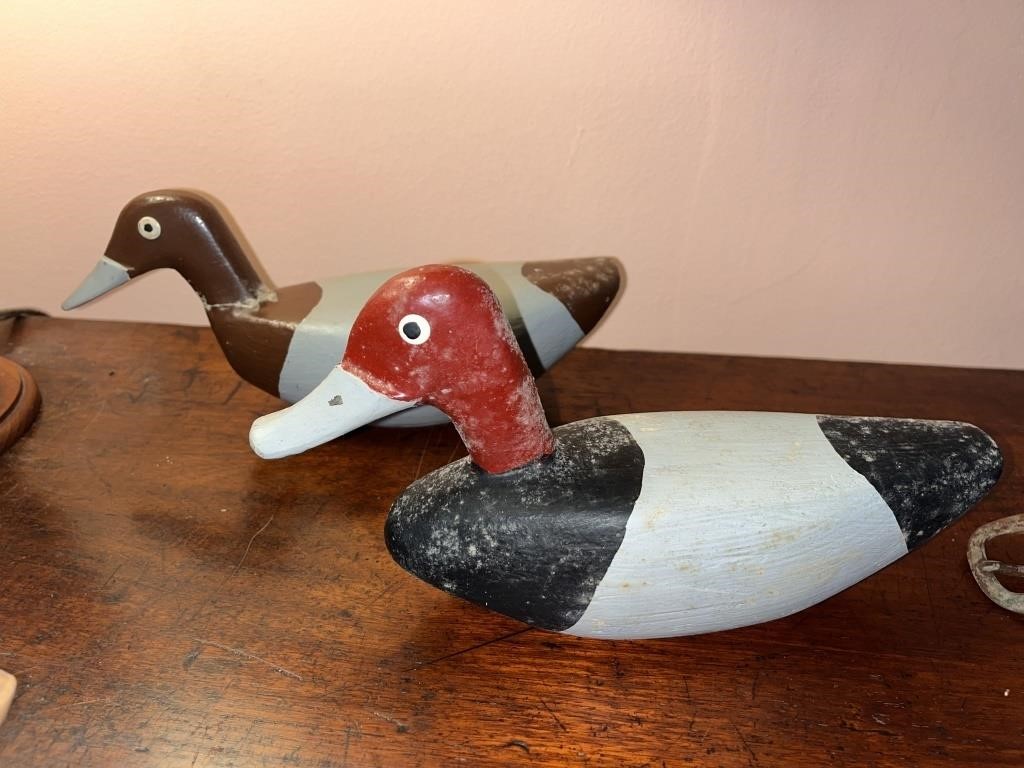 Vintage Nye Rollinson Wood Decoys - 2