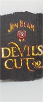 Jim Beam Devils Cut 90 proof lighted bar sign