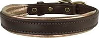 Perri's Leather Metallic Padded Leather Dog