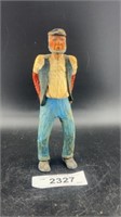 Capt AL Hand carved wood figure