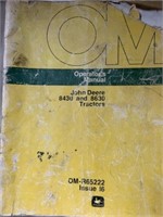 Manuals (JD 8430 & 8630 included)