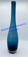 Blue Glass Vase (20”)