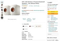 O386  KEF LS50 Wireless II Pair, Mineral White