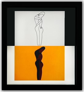 Victor Vasarely- Heliogravure Print "Amor - II (A,