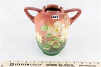 Roseville 979-6" White Rose Vase