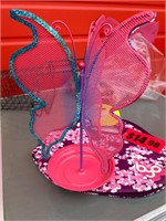 #1353 Claire’s Butterfly jewelry stand & lunch bag