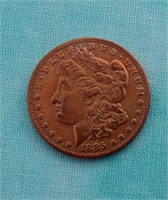 2 Headed Hobo Style Copper Coin