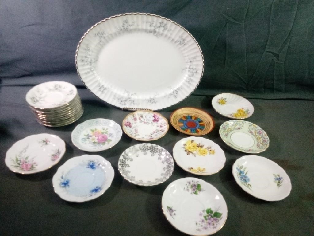 Collectable Fine Bone China Dishes Includes a