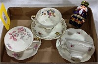 Bavaria Teacups & Saucers & Trinket Box