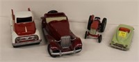 4pc Vintage Metal Tonka Ford Truck (repainted),