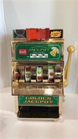 Vintage play slot machine measures 11 x 6 x 6 1/2