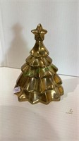 Vintage brass Christmas tree decoration stands