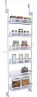 6 tier plastic basket organizer