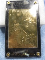 Gold Walter Johnson Baseball Card