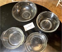 Glass Mixing Bowls (4)