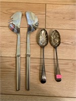 Salad Tongs and Vintage Spoons (living room)