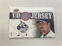 2010 Justin Verlander Authentic Game Jersey Card