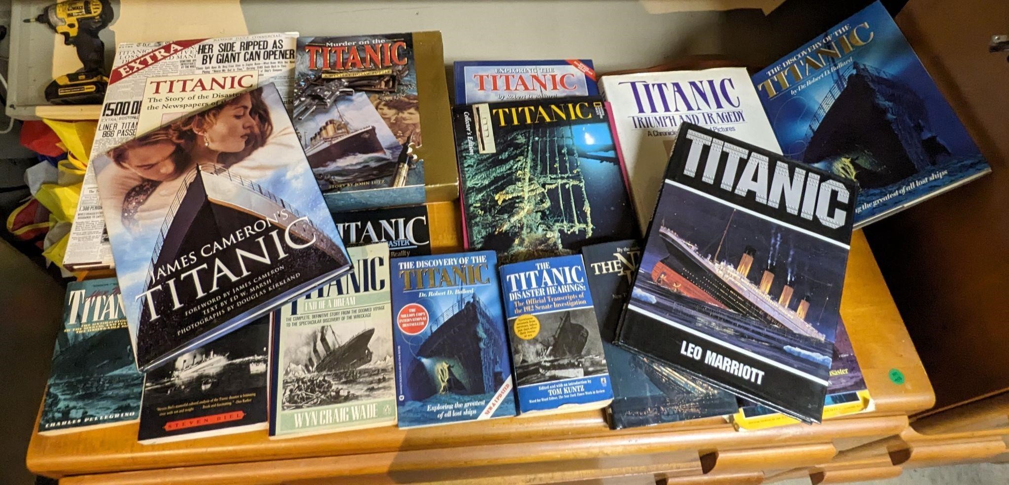 Great Collection of Titanic Books