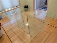 Tempured Glass Dining Room Table