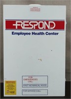 "RESPOND" 1st Aid Box 15 1/4" x 5 3/4" x 22"H