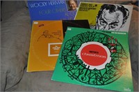 4 records 2 Woody Herman, stan kenton, other
