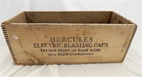 Hercules Powder Company Wood Box Crate