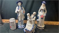 Statues/lady has been glued