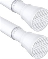 $32 2 pack white tension rods 41-75”