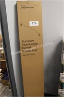 aluminum curved shower rod