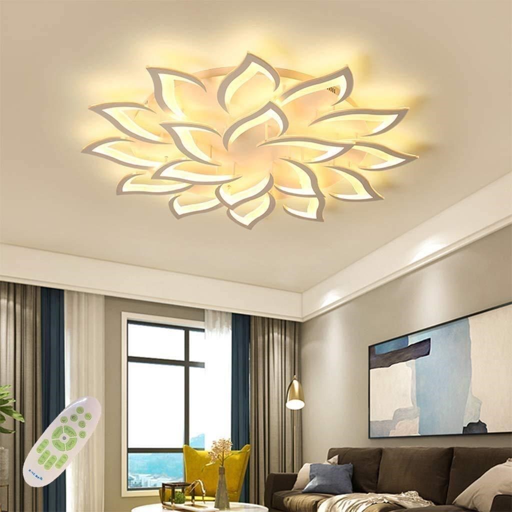 LED Dimmable Ceiling Light Modern Flower Shape