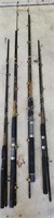 Group of FOUR Ugly Stick Fishing Poles - Tackle