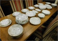 French Limoges "AB France" Dinnerware.