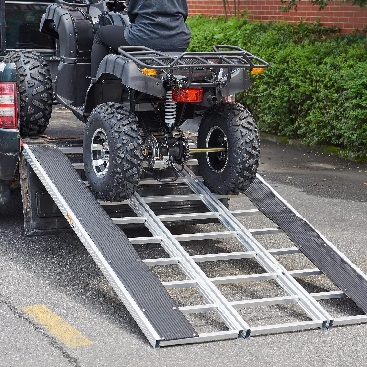 Tri-Fold Snowmobile Loading Ramp