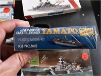 JAPANESE BATTLESHIP YAMATO  VINTAGE MODEL