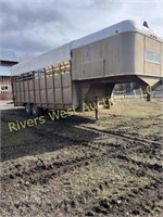 1984? Campbell coach gooseneck combination trailer