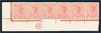 AUSTRALIA VICTORIA #194 STRIP OF 6 MINT VF NH